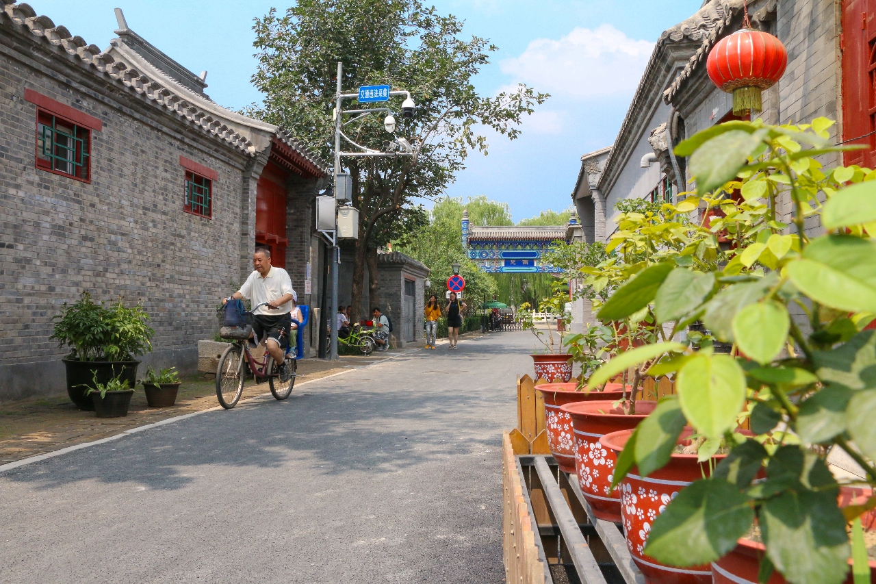 北京市南鑼鼓巷片區(qū)雨兒胡同（2019年7月25日攝）。 